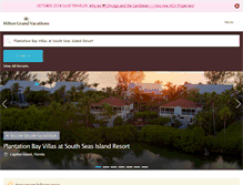 Tablet Screenshot of plantationbayvillas.hgvc.com